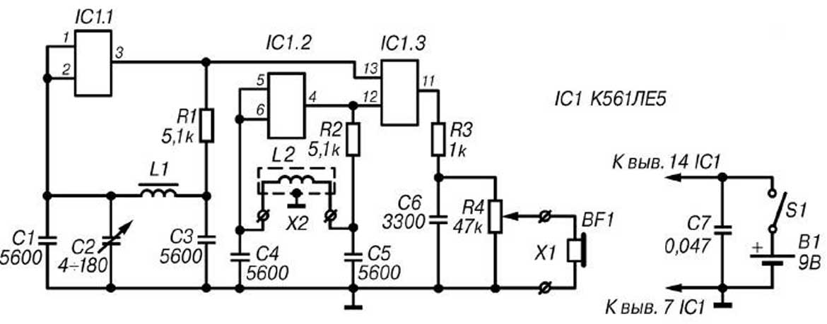 Микросхема к561ле5 описание и схема включения