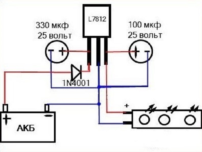 Схема voltage identifier